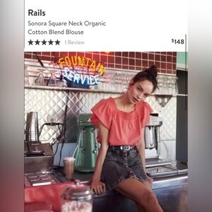 NWT Rails square neck top